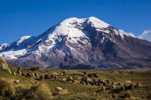 Mount Chimborazo. Najwyższy szczyt Ekwadoru.